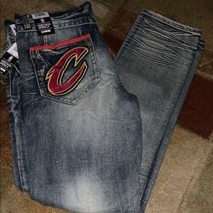 New UNK Heritage NBA Cleveland Cavaliers Jeans